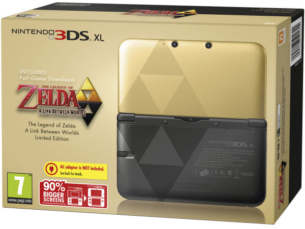 3ds xl zelda caja