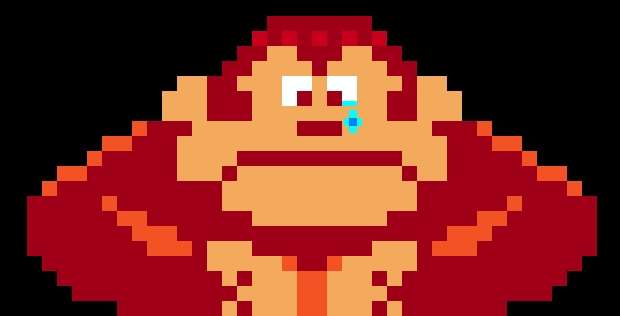 donkey kong llorando