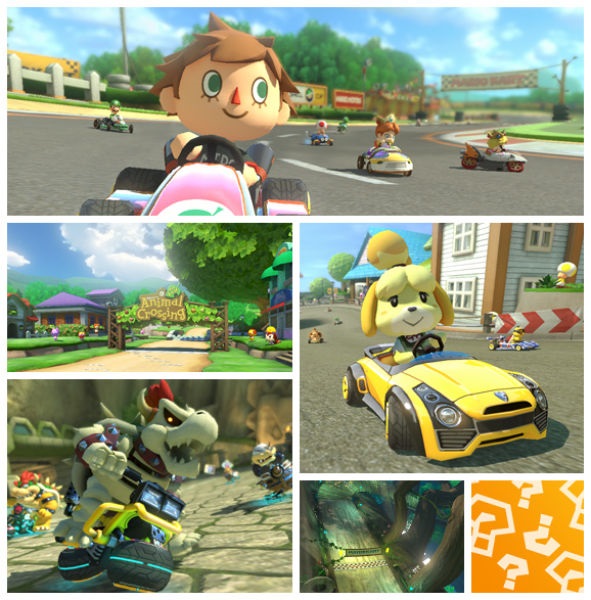 mario kart 8 dlc animal crossing mosaico