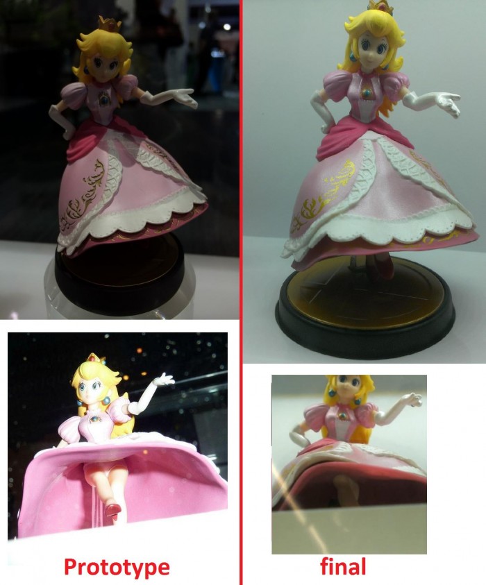 amiibo peach diferencias