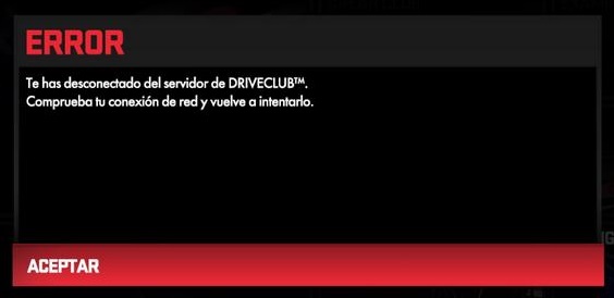 driveclub error