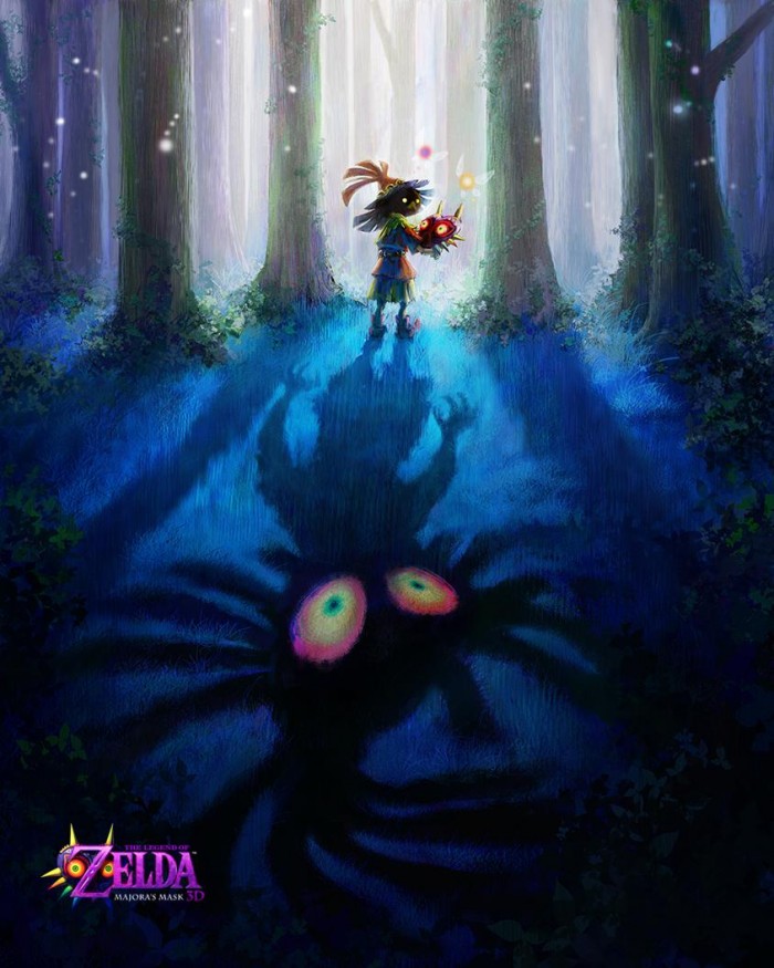 majora's mask 3D poster