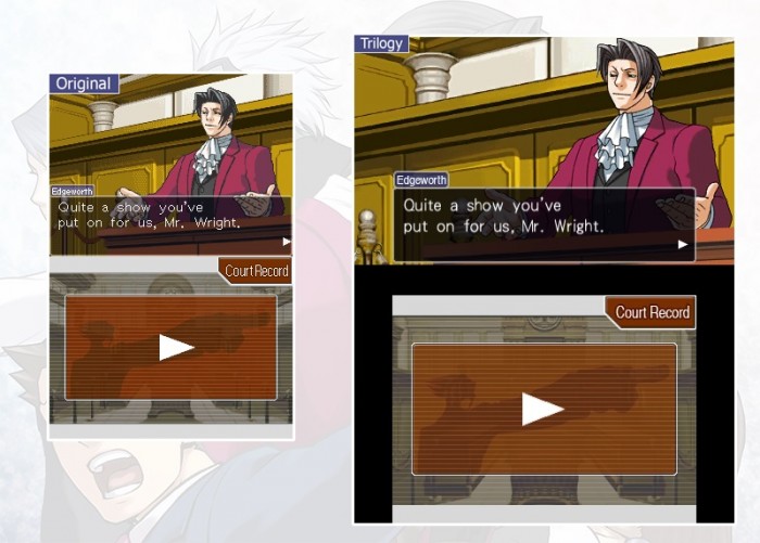 ace attorney phoenix wright trilogy comparison