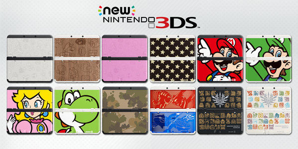 new nintendo 3ds carcasas