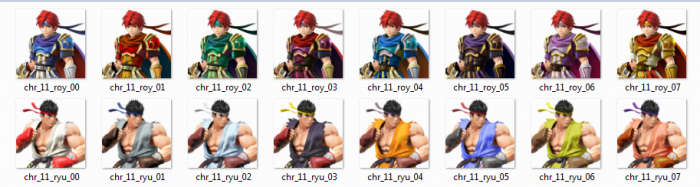 ryu roy colors