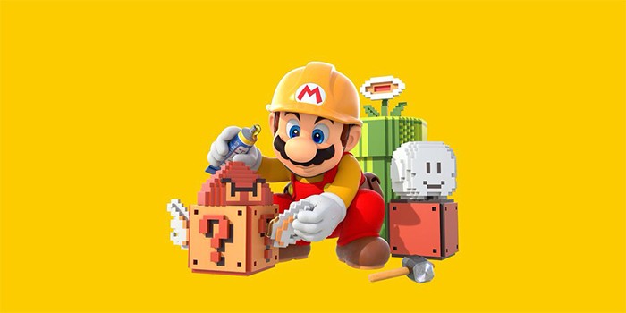 super mario maker art