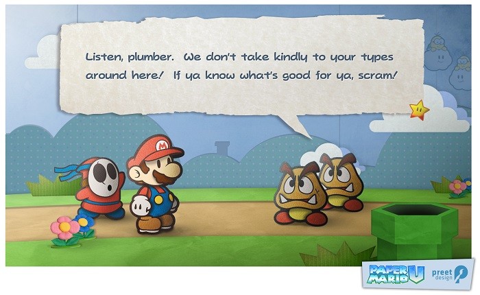 paper mario wii u fake