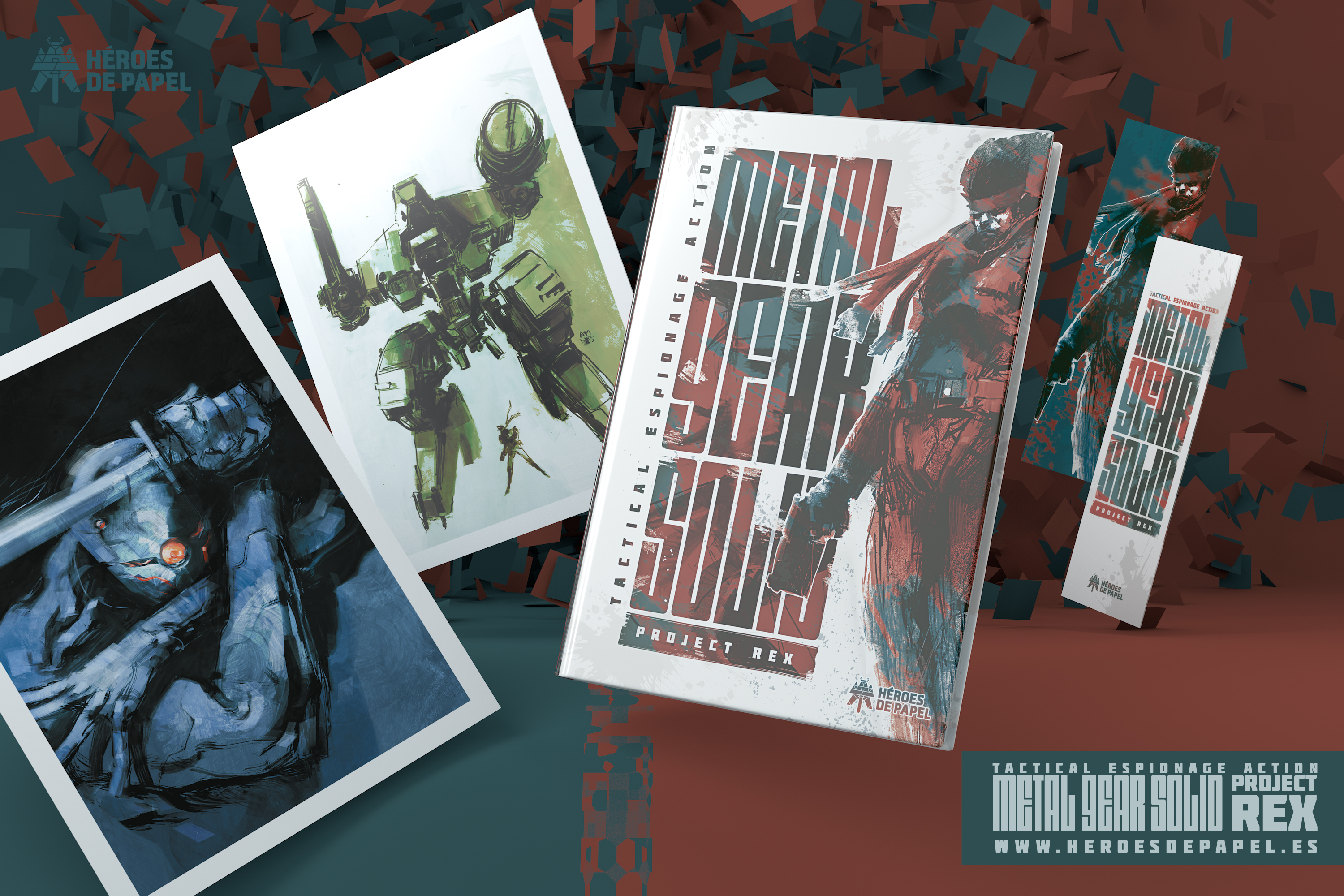 Project Rex Roster Héroes de Papel va a publicar Metal Gear Solid: Project Rex, la novela ...